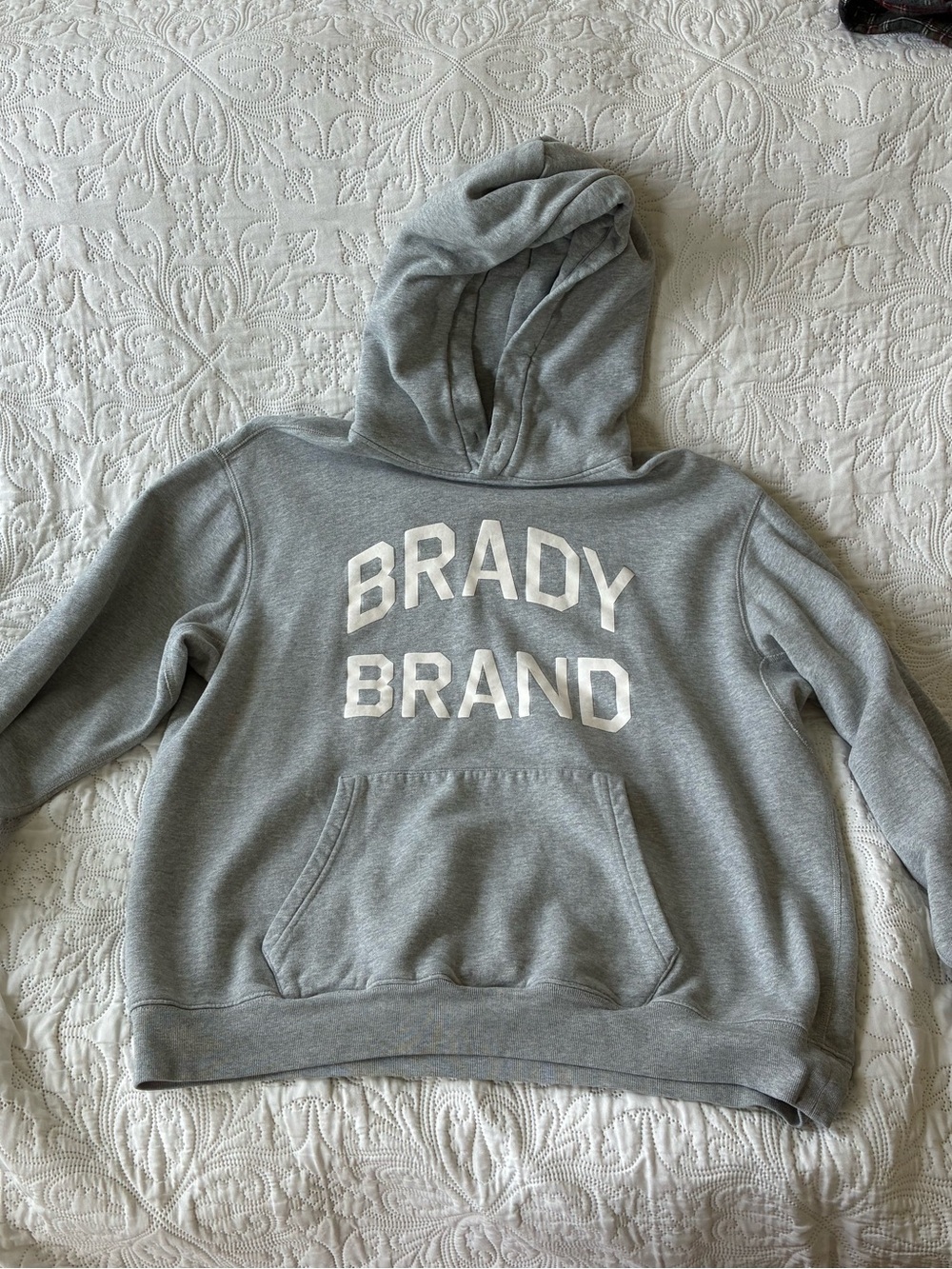 Brady Brand Men's Gray Pullover Hoodie